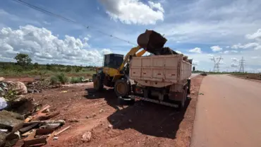 Operação de 3 dias elimina bolsões de lixo em Cuiabá