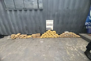PM apreende cem quilos de entorpecentes em Cuiabá