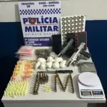 Polícia Militar apreende armas e drogas em Barra do Bugres