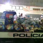 Cestas básicas apreendidas após roubo em Cuiabá