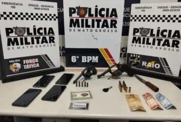 Polícia prende cinco por tentativa de homicídio em Cáceres