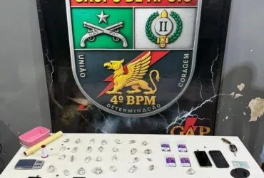 Prisão por tráfico de drogas em Várzea Grande no bairro Mapim