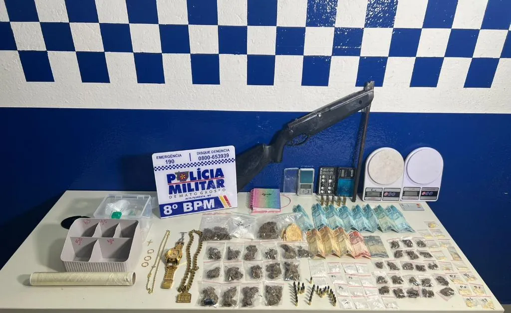 Facção criminosa: prisão com drogas em Alta Floresta