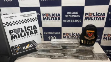 Polícia Militar prende faccionado com maconha em Cáceres