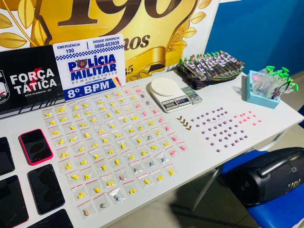 Polícia Militar prende foragido e apreende drogas em Alta Floresta