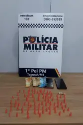 Tráfico de drogas em Tapurah: dupla é detida pela PM