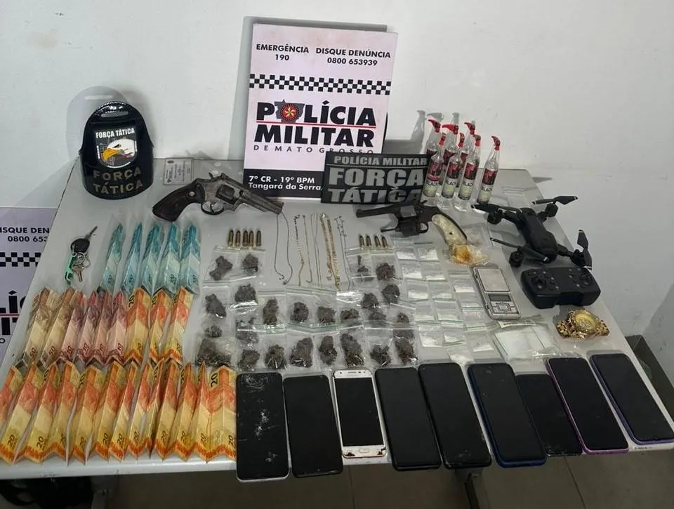 Roubo a residência em Tangará termina com seis presos