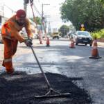 Prefeitura de Cuiabá recupera 6.500 buracos em janeiro e traça meta para fevereiro
