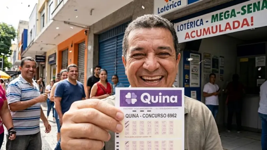 Quina 6962: quatro apostas de MT levam mais de R$ 7 mil