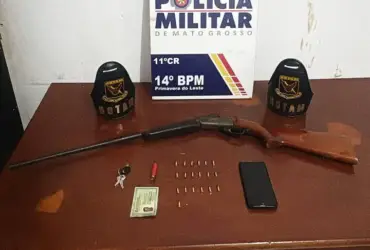 Porte ilegal de arma leva à prisão em Primavera