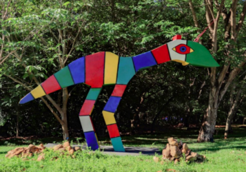 Sorriso amplia museu a céu aberto com instalação de novas esculturas artísticas
