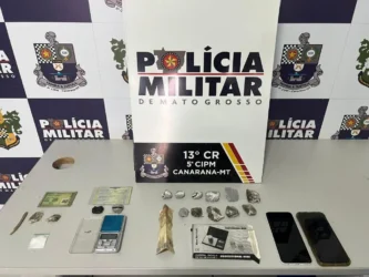 Tráfico de drogas: três presos em Canarana