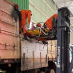 Trabalhador fica ferido após acidente com carga de grãos em empresa agrícola de Sorriso