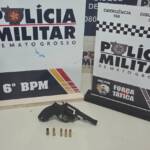 Suspeito é detido e menor apreendido com arma roubada durante operação em Mato Grosso