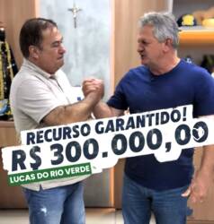 Deputado Dilmar Dal Bosco destina R$ 300 mil para a APAE de Lucas do Rio Verde