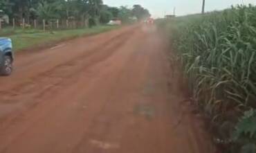 Mulher morre e homem fica gravemente ferido em acidente com caminhonete em estrada rural de Lucas do Rio Verde