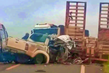 Morre vítima de acidente entre caminhonete e caminhão na MT-140