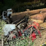 Colisão entre carretas deixa dois mortos na BR-364 em Jangada