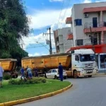 Caminhão entra na contramão e provoca acidente em Nova Mutum