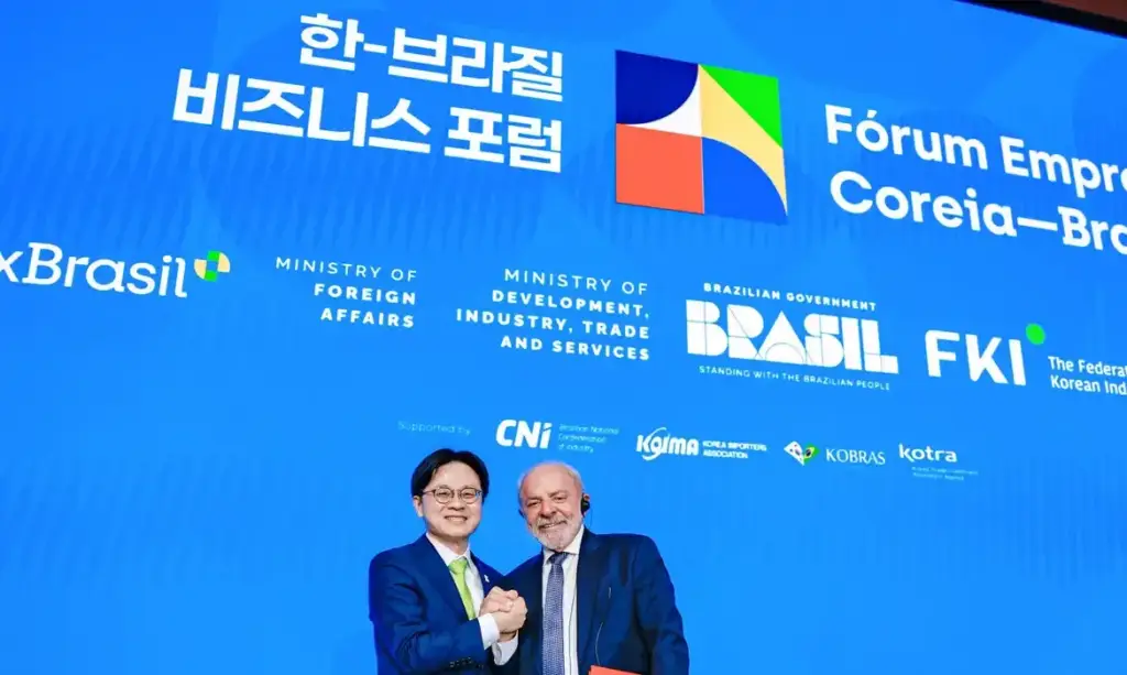 Inovação impulsiona parcerias estratégicas entre Brasil e Coreia do Sul, destaca Lula