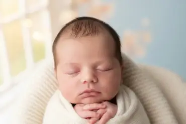 Imagem de um Bebê recém nascido