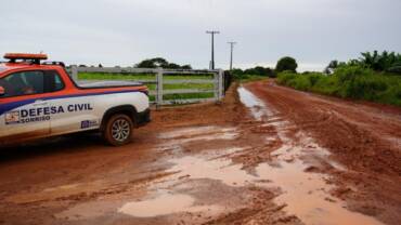 Atenção motoristas: chuvas causam estragos em estradas vicinais de Sorriso