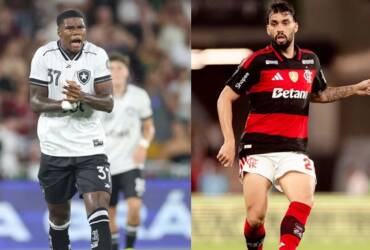 Botafogo x Flamengo ao vivo: onde assistir, horário e escalações do clássico pelas quartas do Carioca 2026. Imagem: Vitor Silva/BFR e Adriano Fontes/CRF