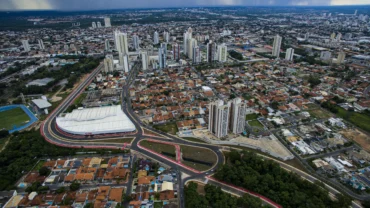 Cidade de Cuiabá aérea