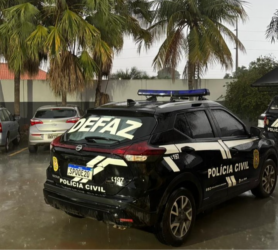 Viatura do setor DEFAZ da Polícia Civil