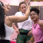 Pressão na Produção: Internautas pedem expulsão de Jordana no BBB 26 por suposta agressão em briga com Samira