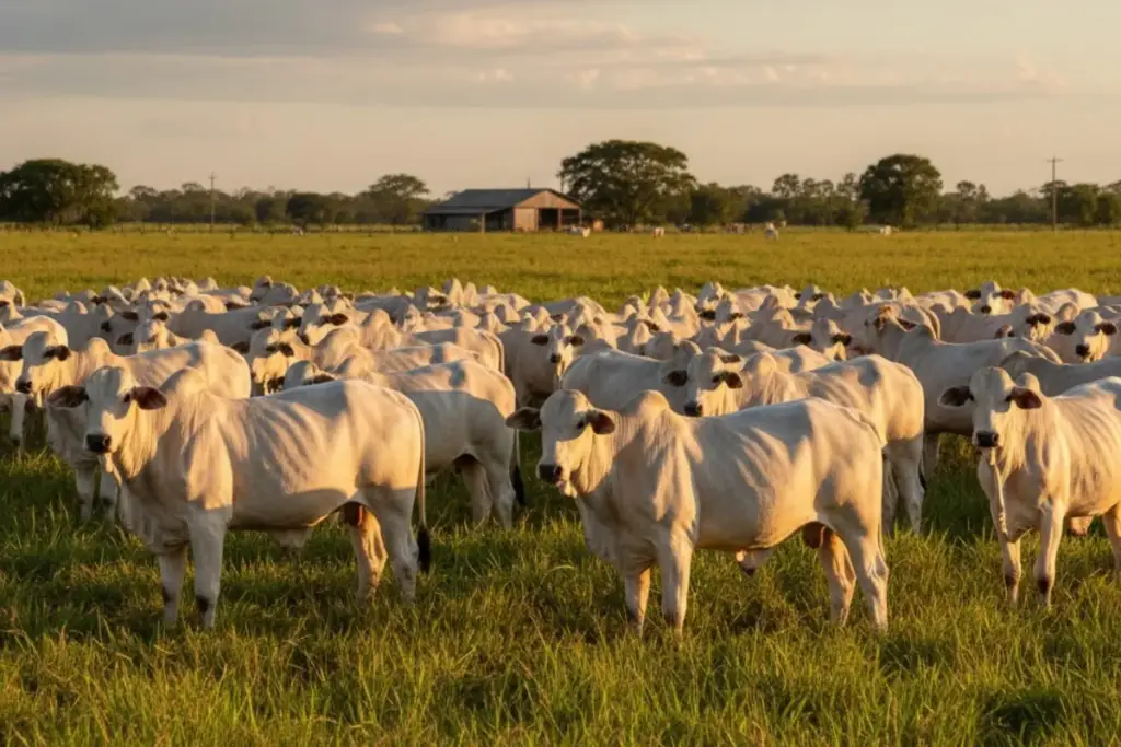 Cotação do boi gordo em Mato Grosso atinge valorização recorde em fevereiro de 2026.