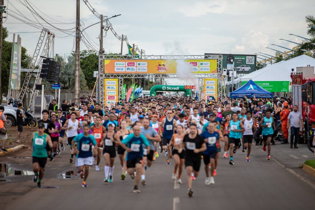 1.700 atletas participam da Corrida de Verão em Lucas do Rio Verde