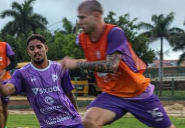 Primavera-MT x Bragantino (PA); estreia histórica do Gigante Roxo na Copa do Brasil. Imagem: @eo_rodrigomarques/ Primavera
