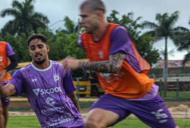 Primavera-MT x Bragantino (PA); estreia histórica do Gigante Roxo na Copa do Brasil. Imagem: @eo_rodrigomarques/ Primavera