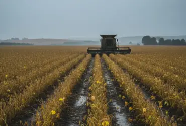 Chuvas atrasam colheita da soja em mato grosso