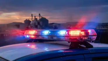 GIROFLEX DA VIATURA DA POLÍCIA