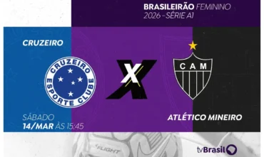 Cruzeiro enfrenta Atlético Mineiro com transmissão da TV Brasil neste sábado (14)