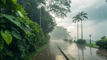 Juína tem quinta-feira chuvosa e céu fechado em 05/03/2026
