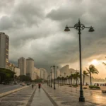 Querência em 23/03/2026: céu nublado e calor em elevação