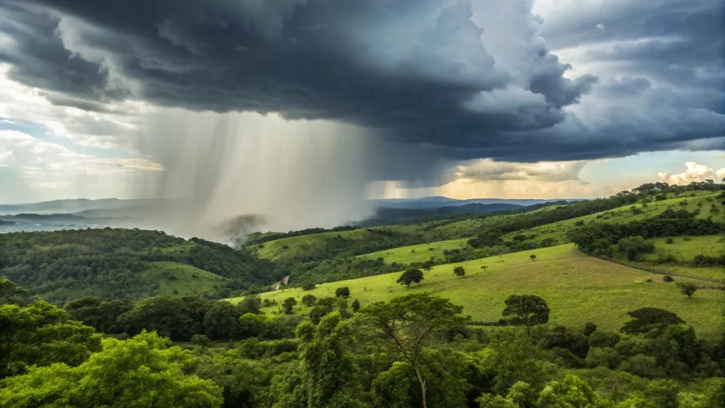 Campo Verde em 25/03/2026: tempo úmido e risco de chuva