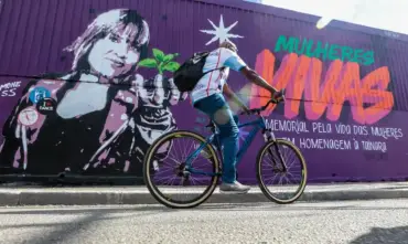 Feminicídio: ato em São Paulo inaugura mural em memória de Tainara