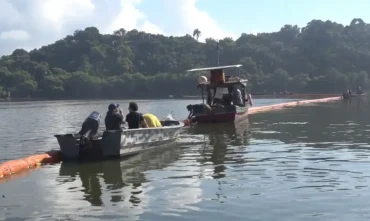 Cabelo humano vira solução inovadora para conter óleo na Baía de Guanabara