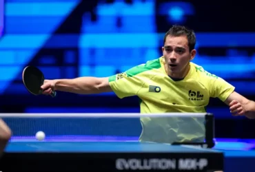 Calderano vence croata e avança às quartas do WTT Champions na China