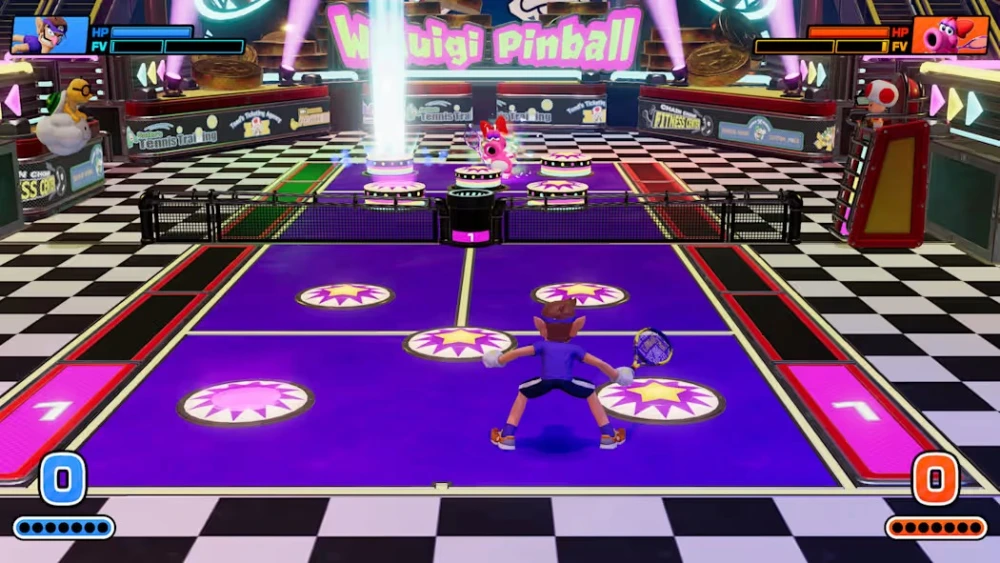 Quadras de Mario Tennis Fever se aproveitam da qualidade gráfica do Switch 2
