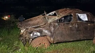 Conforme informações iniciais, o veículo em que ele estava capotou após o motorista perder o controle da direção.