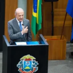 Posse de Pivetta como governador ocorre na ALMT
