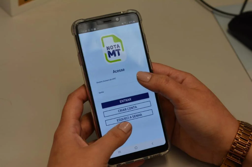 Foto de aplicativo do Nota MT