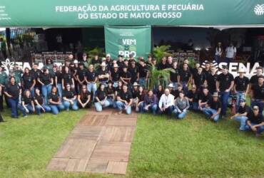 Alunos da Escola Agrícola do Senar MT, unidade Ranchão, participam da Show Safra, em Lucas do Rio Verde