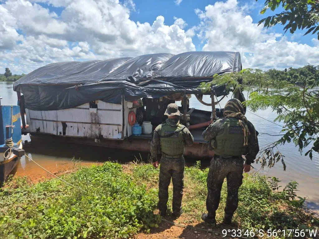 Garimpo ilegal é fechado em Alta Floresta