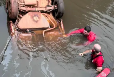Carro submerso em rio deixa homem morto em Leverger